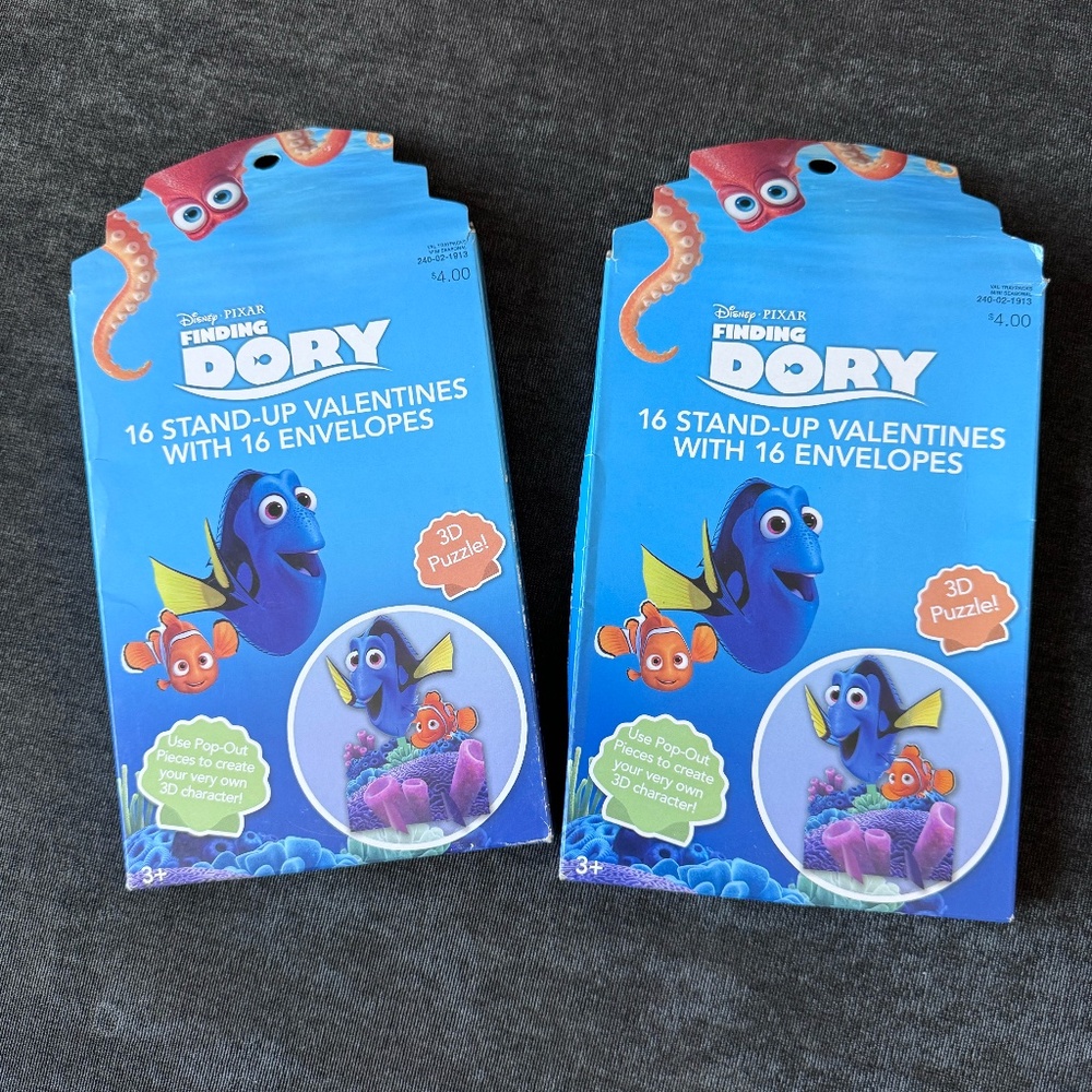 Dory kids Valentines cards